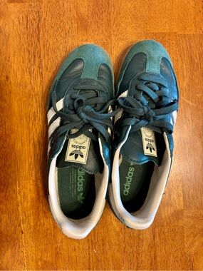 Adidas Samba OG Green Suede Shoes